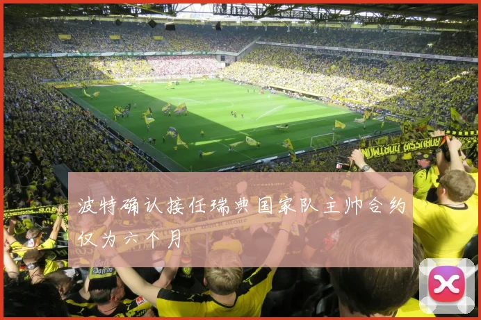 波特确认接任瑞典国家队主帅合约仅为六个月
